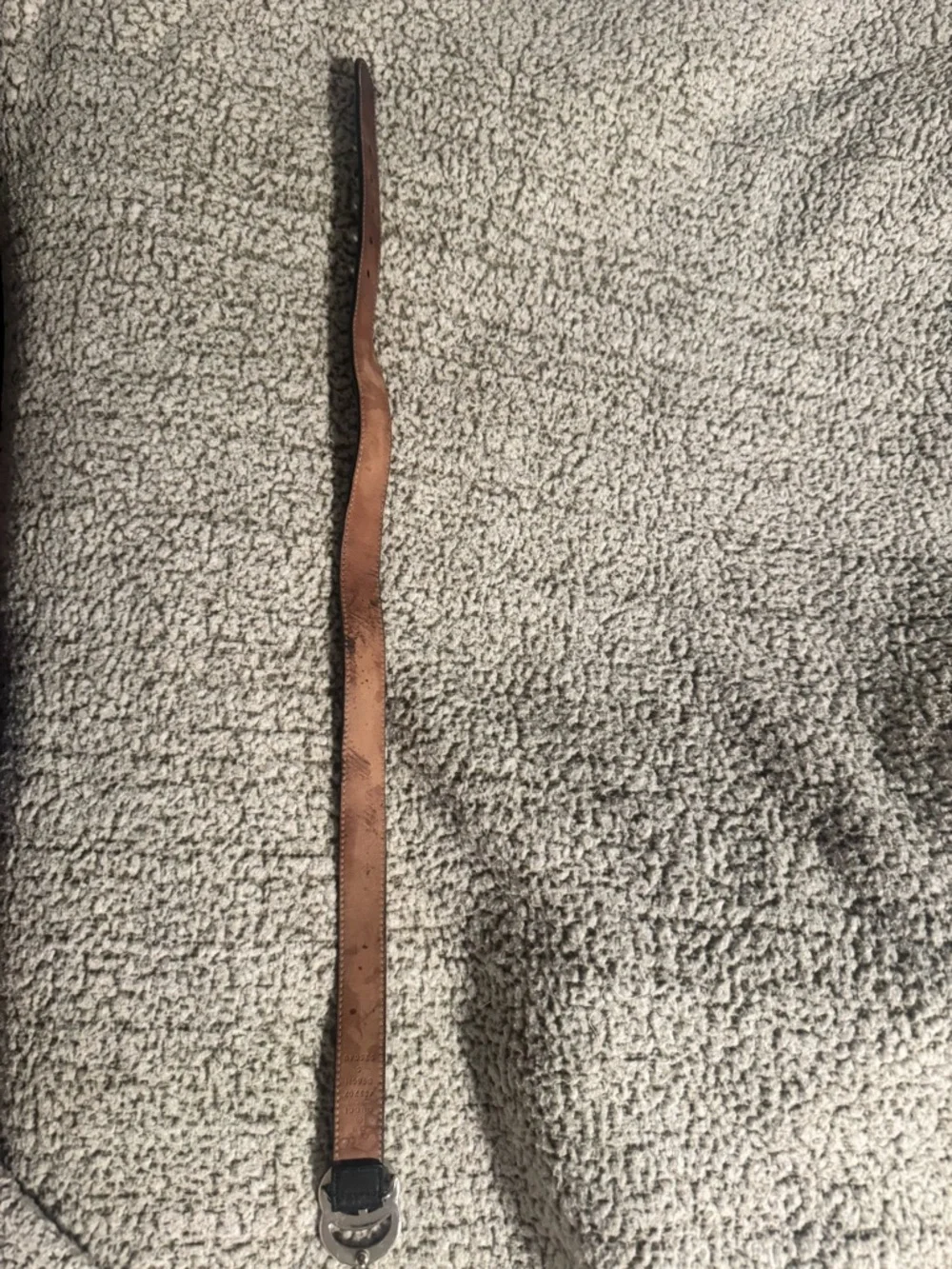 Authentic Gucci Black Leather Kid’s Belt